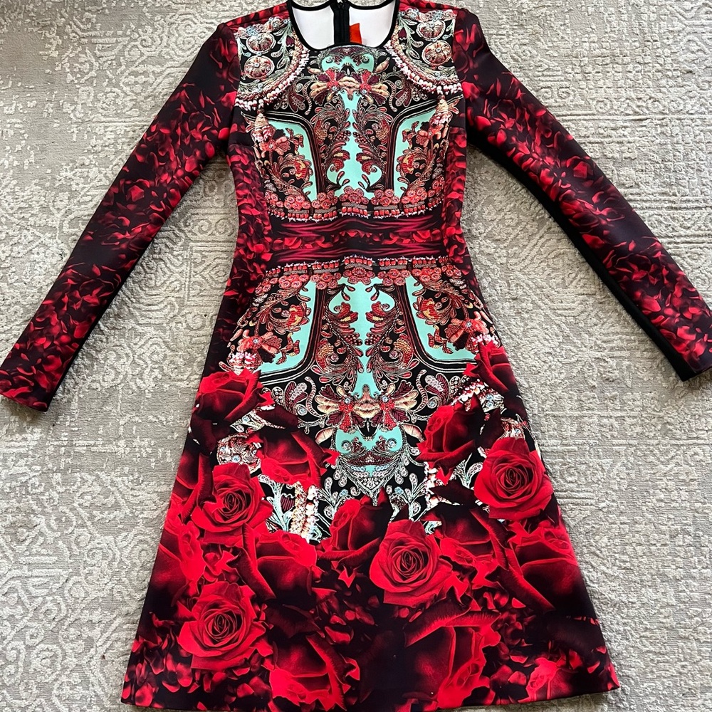 Clover Canyon Long Sleeve Neoprene Dress Size Small